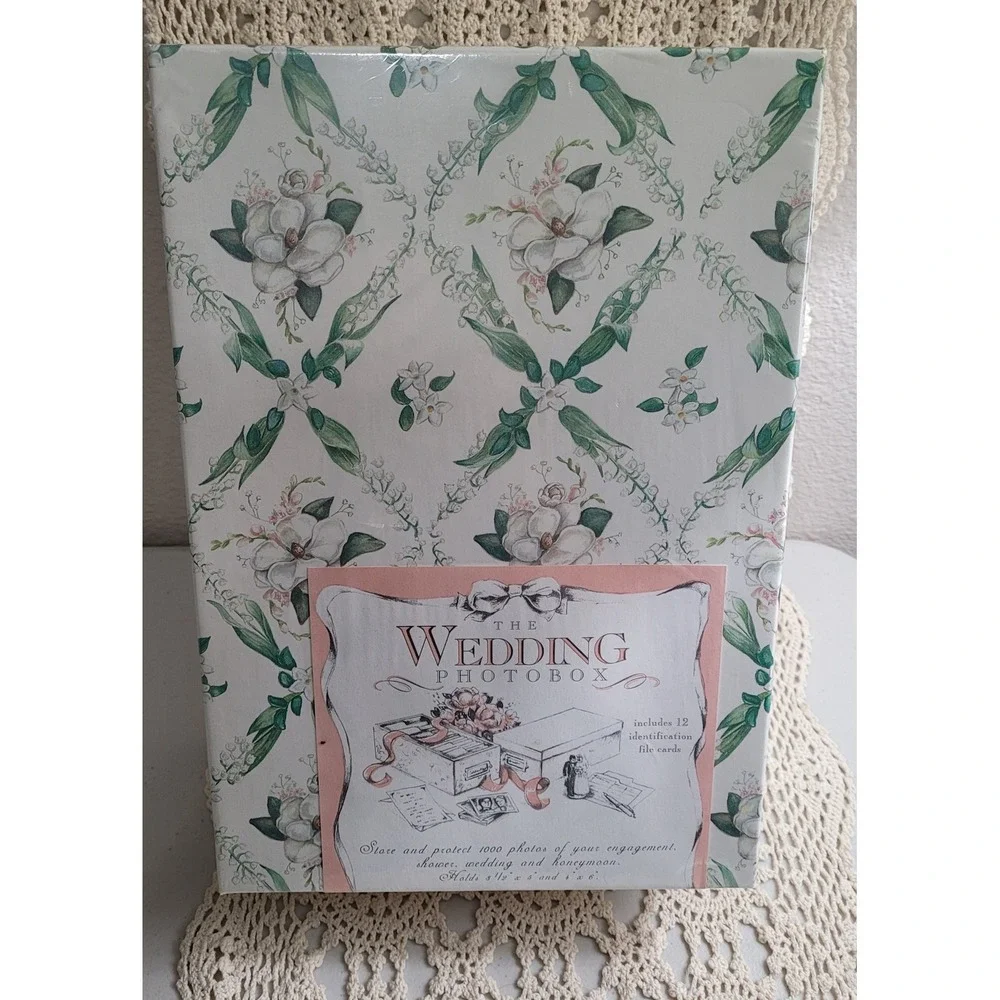 The Wedding Photobox Keepsake Storage Organizer Holds 1000 Photos Memories